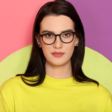 Load image into Gallery viewer, Black Round Full Rim Unisex Eyeglasses by Lenskart Air Online-135621