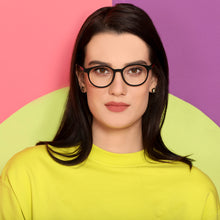 Load image into Gallery viewer, Black Round Full Rim Unisex Eyeglasses by Lenskart Air Online-135621