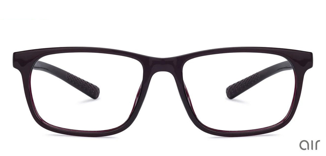 Blue Rectangle Full Rim Unisex Eyeglasses by Lenskart Air Online-135628