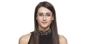 Black Rectangle Rimless Unisex Eyeglasses by Lenskart Air Online-115131