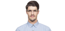 Load image into Gallery viewer, Black Rectangle Rimless Unisex Eyeglasses by Lenskart Air Online-115131