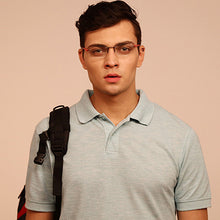 Load image into Gallery viewer, Black Rectangle Rimless Unisex Eyeglasses by Lenskart Air Online-115136