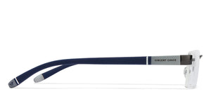 Grey Rectangle Rimless Unisex Eyeglasses by Lenskart Air Online-115147