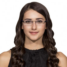 Load image into Gallery viewer, Grey Rectangle Rimless Unisex Eyeglasses by Lenskart Air Online-115155