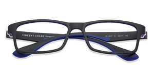 Black Rectangle Full Rim Unisex Eyeglasses by Lenskart Air Online-129579