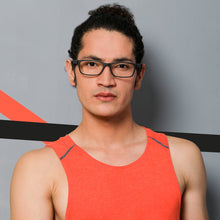 Load image into Gallery viewer, Black Rectangle Full Rim Unisex Eyeglasses by Lenskart Air Online-129586