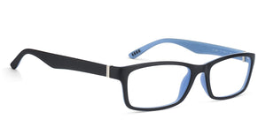 Black Rectangle Full Rim Unisex Eyeglasses by Lenskart Air Online-129586