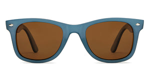 Blue Wayfarer Full Rim Unisex Sunglasses by Vincent Chase Polarized-209575