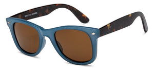 Blue Wayfarer Full Rim Unisex Sunglasses by Vincent Chase Polarized-209575