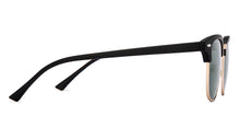 Load image into Gallery viewer, Black Clubmaster Full Rim Unisex Sunglasses by Vincent Chase Polarized-209578