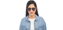 Load image into Gallery viewer, Brown Round Full Rim Unisex Sunglasses by Vincent Chase Polarized-209514