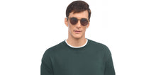 Load image into Gallery viewer, Brown Round Full Rim Unisex Sunglasses by Vincent Chase Polarized-209514