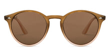 Load image into Gallery viewer, Brown Round Full Rim Unisex Sunglasses by Vincent Chase Polarized-209514