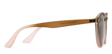 Load image into Gallery viewer, Brown Round Full Rim Unisex Sunglasses by Vincent Chase Polarized-209514