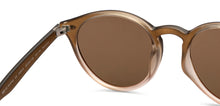 Load image into Gallery viewer, Brown Round Full Rim Unisex Sunglasses by Vincent Chase Polarized-209514