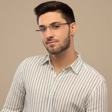 Load image into Gallery viewer, Brown Rectangle Rimless Unisex Eyeglasses by Lenskart Air-140271