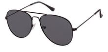 Load image into Gallery viewer, Black Aviator Full Rim Unisex Sunglasses by Vincent Chase Polarized-131013