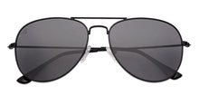 Load image into Gallery viewer, Black Aviator Full Rim Unisex Sunglasses by Vincent Chase Polarized-131013