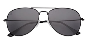 Black Aviator Full Rim Unisex Sunglasses by Vincent Chase Polarized-131013
