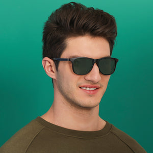 Brown Wayfarer Full Rim Unisex Sunglasses by Vincent Chase Polarized-130847