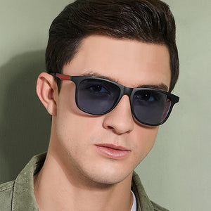 Black Wayfarer Full Rim Unisex Sunglasses by Vincent Chase Polarized-130848