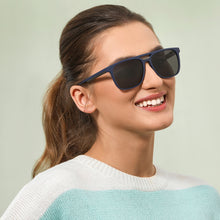 Load image into Gallery viewer, Blue Wayfarer Full Rim Unisex Sunglasses by Vincent Chase Polarized-135882
