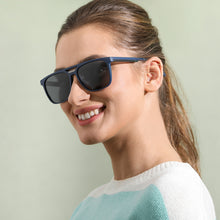 Load image into Gallery viewer, Blue Wayfarer Full Rim Unisex Sunglasses by Vincent Chase Polarized-135882