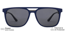 Load image into Gallery viewer, Blue Wayfarer Full Rim Unisex Sunglasses by Vincent Chase Polarized-135882