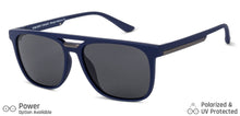 Load image into Gallery viewer, Blue Wayfarer Full Rim Unisex Sunglasses by Vincent Chase Polarized-135882