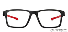 Load image into Gallery viewer, Black Rectangle Full Rim Unisex Eyeglasses by Lenskart Air Online-132400