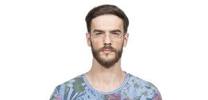 Gold Rectangle Rimless Unisex Eyeglasses by Vincent Chase Online-110325