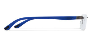 Grey Rectangle Rimless Unisex Eyeglasses by Lenskart Air Online-122930