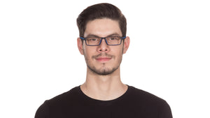 Black Rectangle Full Rim Unisex Eyeglasses by Lenskart Air Online-117297