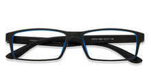 Load image into Gallery viewer, Black Rectangle Full Rim Unisex Eyeglasses by Lenskart Air Online-117297