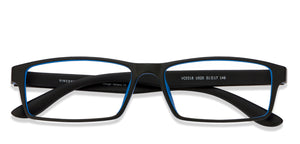 Black Rectangle Full Rim Unisex Eyeglasses by Lenskart Air Online-117297