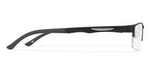 Load image into Gallery viewer, Black Rectangle Half Rim Unisex Eyeglasses by Lenskart Air Online-97633