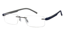 Load image into Gallery viewer, Grey Rectangle Rimless Unisex Eyeglasses by Lenskart Air Online-108855