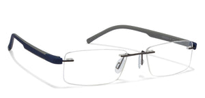 Grey Rectangle Rimless Unisex Eyeglasses by Lenskart Air Online-108855