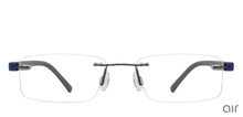 Load image into Gallery viewer, Grey Rectangle Rimless Unisex Eyeglasses by Lenskart Air Online-108855
