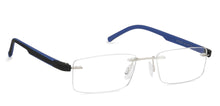 Load image into Gallery viewer, Silver Rectangle Rimless Unisex Eyeglasses by Lenskart Air Online-108854