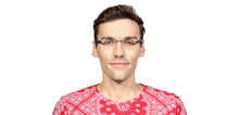Load image into Gallery viewer, Silver Rectangle Rimless Unisex Eyeglasses by Lenskart Air Online-108854