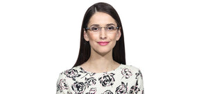 Silver Rectangle Rimless Unisex Eyeglasses by Lenskart Air Online-108869