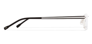Silver Rectangle Rimless Unisex Eyeglasses by Lenskart Air Online-108869