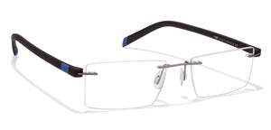 Grey Rectangle Rimless Unisex Eyeglasses by Lenskart Air Online-112551