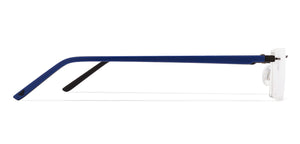 Grey Rectangle Rimless Unisex Eyeglasses by Lenskart Air Online-112558