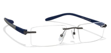 Load image into Gallery viewer, Grey Rectangle Rimless Unisex Eyeglasses by Lenskart Air Online-123646