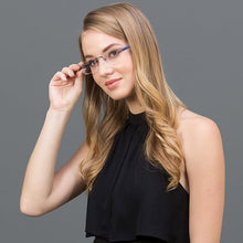 Load image into Gallery viewer, Grey Rectangle Rimless Unisex Eyeglasses by Lenskart Air Online-123646