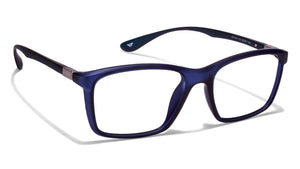 Blue Wayfarer Full Rim Unisex Eyeglasses by Lenskart Air Online-113231