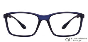 Blue Wayfarer Full Rim Unisex Eyeglasses by Lenskart Air Online-113231