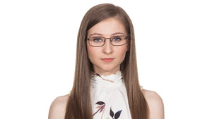 Gunmetal Rectangle Full Rim Unisex Eyeglasses by Vincent Chase Online-113364